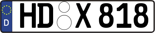HD-X818
