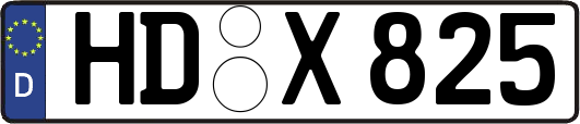 HD-X825
