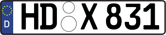 HD-X831