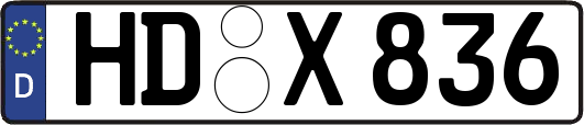 HD-X836