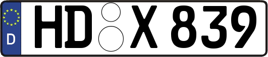 HD-X839