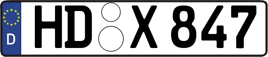 HD-X847