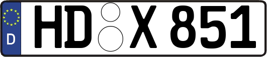 HD-X851