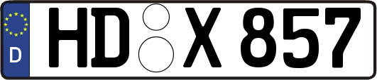 HD-X857