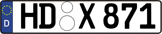 HD-X871