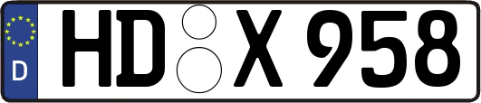 HD-X958