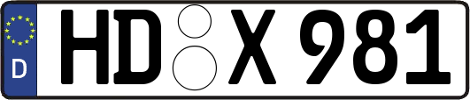 HD-X981