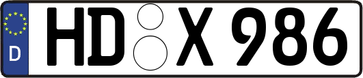 HD-X986