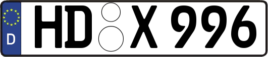HD-X996