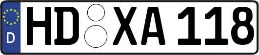 HD-XA118