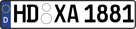 HD-XA1881