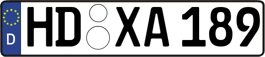 HD-XA189