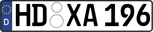 HD-XA196