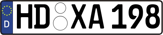 HD-XA198