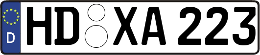 HD-XA223