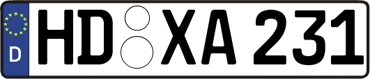 HD-XA231