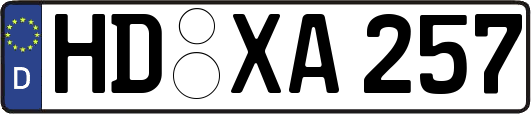 HD-XA257