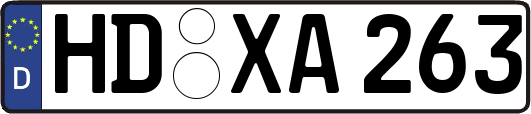 HD-XA263