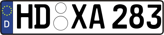 HD-XA283
