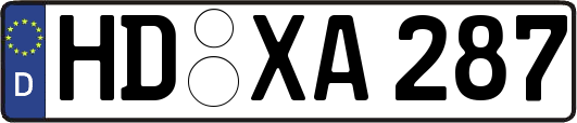 HD-XA287