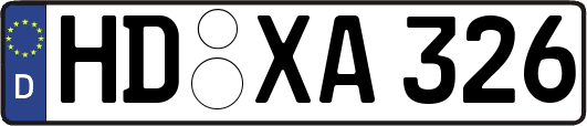 HD-XA326