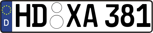 HD-XA381