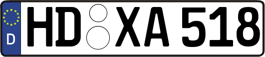 HD-XA518