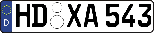 HD-XA543