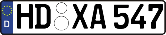 HD-XA547