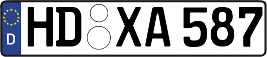 HD-XA587