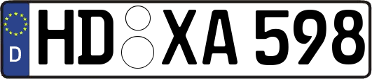 HD-XA598