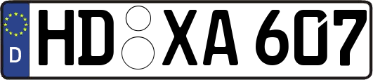 HD-XA607