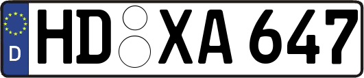 HD-XA647
