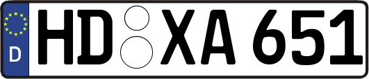 HD-XA651