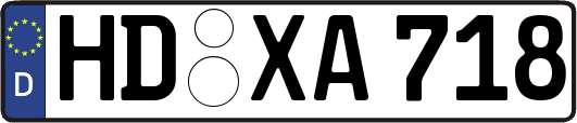 HD-XA718