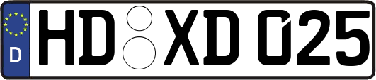HD-XD025
