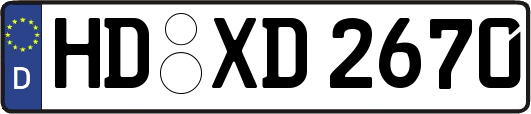 HD-XD2670