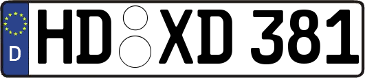 HD-XD381