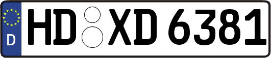 HD-XD6381