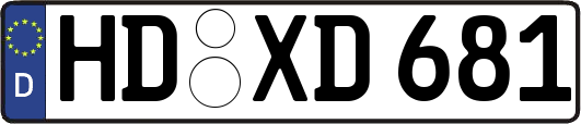 HD-XD681