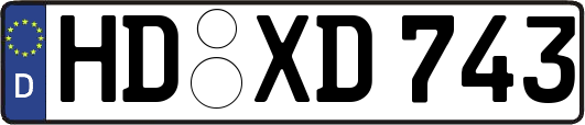 HD-XD743