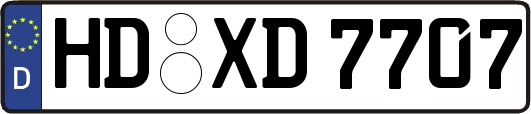 HD-XD7707