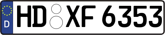 HD-XF6353