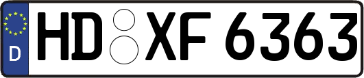 HD-XF6363
