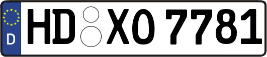 HD-XO7781