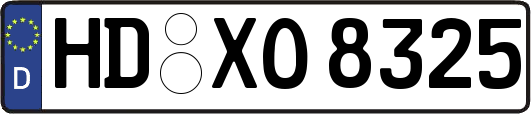 HD-XO8325