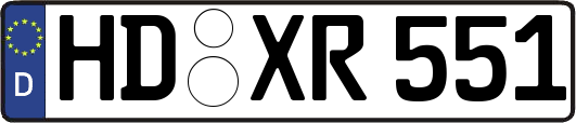 HD-XR551