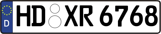 HD-XR6768