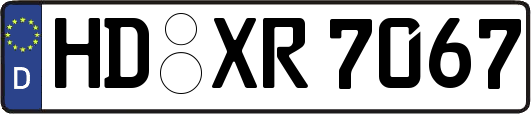 HD-XR7067