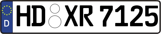 HD-XR7125